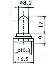 Ochranný kryt WPC-01 na páčkový vypínač velký