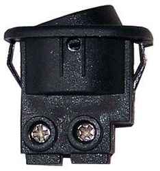 Vypínač kolébkový RS-101-7C, OFF-ON 1pol.250V/6A černý