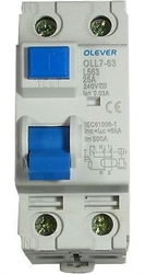 Chránič ID 240V/25A-30mA 1fázový na DIN lištu