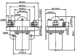 Stykač 12V/200A ZJ200D