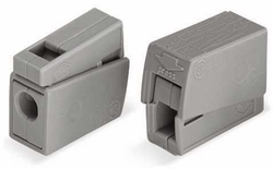 Svorka Wago  224-101, 0,5 - 2,5 mm2, 2pólová, šedá