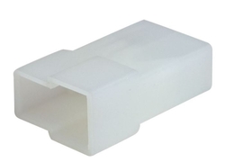 Krytka izolační na faston vidlice 6,3mm 2x, čirá
