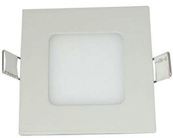 Podhledové světlo LED 3W, 90x90mm, bílé, 230V/3W, vestavné