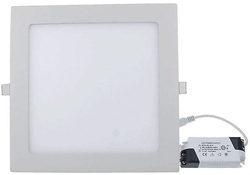 Podhledové světlo LED 15W, 188x188mm, teplé bílé, 230V/15W, vestavné