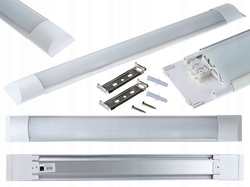 Lineární svítidlo LED 18W 600x75x25mm denní bílé /zářivkové těleso/