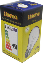 Žárovka čirá 230V/100W E27 pro průmyslové použití