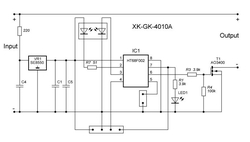 Bezdotykový spínač mávnutím XK-GK-4010A  pro LED pásky