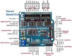 Prototypová deska senzor shield V5.0 pro Arduino