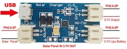 Nabíječka Li-Pol článku s ochranou, modul HW-736 /solární nabíječka/