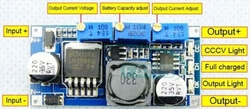 Napájecí modul, step-down měnič CC/CV 3A s LM2596