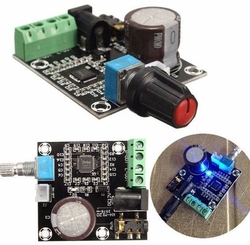 Zesilovač ve třídě D 2x15W, modul PAM8610 s potenciometrem