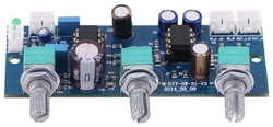 Předzesilovač 2.1 pro satelity a subwoofer, modul s NE5532