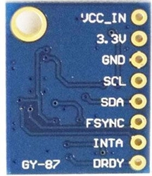 Elektronický kompas, magnetometr,akceleroměr,gyro a tlakoměr GY-87