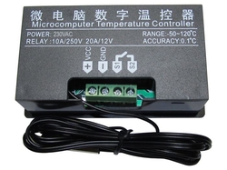 Digitální termostat W3230, -55 až 120°C, napájení 230VAC