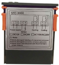 Digitální termostat STC-3000, rozsah -50 ~ +99°C, napájení 24V