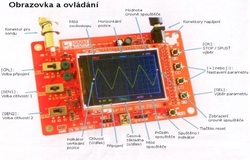 Osciloskop 200kHz DSO138, sestavený modul