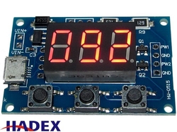 PWM generátor 1Hz-150kHz s LED displejem 2 kanálový