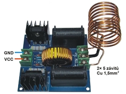 Modul ZVS pro indukční ohřev, 12-30VDC10A