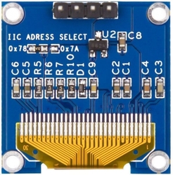 Displej OLED 0,96”, 128x64 znaků, IIC/I2C, 4piny, modrý