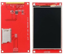 Dotykový barevný TFT displej 3,5” ILI9488, 480x320