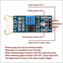 Magnetický snímač s jazýčkovým kontaktem - modul pro Arduino