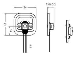 Váhový senzor 50kg  /snímač hmotnosti Arduino/