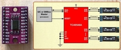 Multiplexer sběrnice I2C s TCA9548A