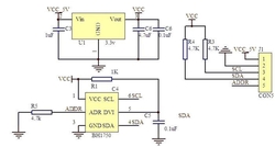 Měřič osvětlení-luxmetr, modul GY-302 s BH1750