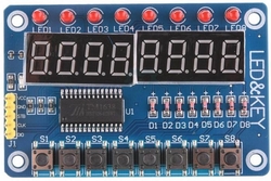 Ovládací panel TM1638 pro Arduino