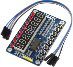 Ovládací panel TM1638 pro Arduino