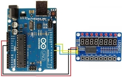 Ovládací panel TM1638 pro Arduino