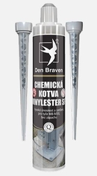 Chemická kotva VINYLESTER SF DEN BRAVEN, 280ml, šedá