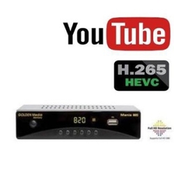 MANIA 818, DVB-T2 Full HD HEVC H.265, Youtube