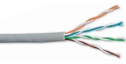Kabel UTP Cat5 4páry, drát  AWG26 CCA