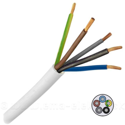 Kabel 5x2,5mm2 H05VV-F (CYSY5x2,5mm)