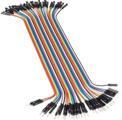 Propojovací vodiče dupont  40pin, délka 20cm, samec-samice
