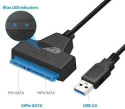 Kabel SATA 3.0 (7+15p) - USB 3.0