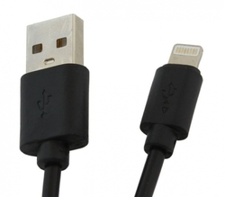 Kabel USB 2.0 - Lightning, délka 1m, černý