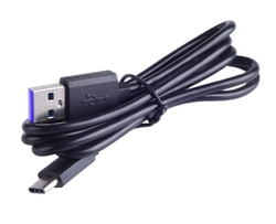 Kabel USB 2.0 konektor USB A / USB-C 1m, černé