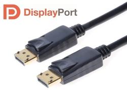 PremiumCord DisplayPort 1.2 přípojný kabel M/M, zlacené kon., 0,5m