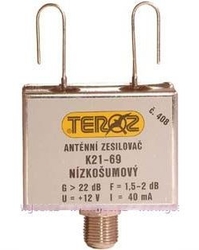 Anténní zesilovač TEROZ 408F 21-69k