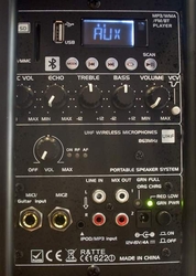 PORT10UHF-BT Ibiza Sound přenosný PA systém