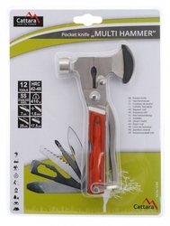 Multifunkční nůž-nástroj MULTI HAMMER 18cm Cattara