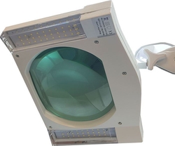 Stolní lupa 11101BL, 190x155mm, 5 dioptrií, 80xLED