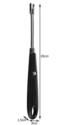 Plazmový zapalovač USB 26 cm černý, Kaminer