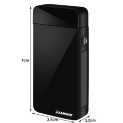Elektrický zapalovač Plazma USB černý, Kaminer