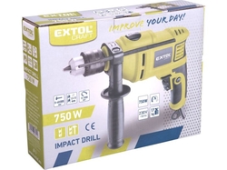 Vrtačka s příklepem 230V/750W, EXTOL CRAFT, 401182