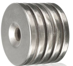 Neodymový magnet N35 25x3mm, balení 5ks