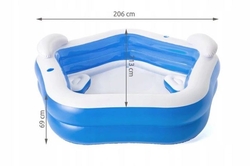 Nafukovací bazén Fun Pool 213 x 206 x 69 cm BESTWAY