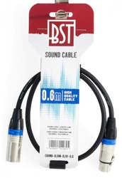 SOUND-XLRM-XLRF-0,6m BST propojovací kabel